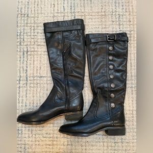 Arturo Chiang Black Riding Boots